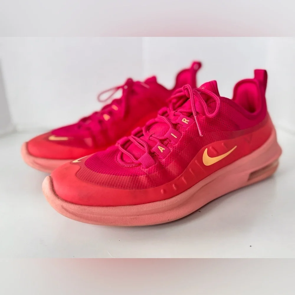Nike Air Max Axis Rush Pink AA2168-601 Low Lace Up Running Shoes Women’s Size 8